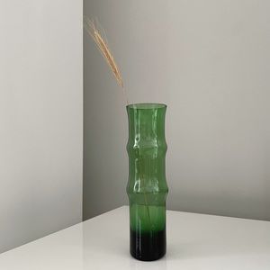 Vintage Small Green Glass Vase